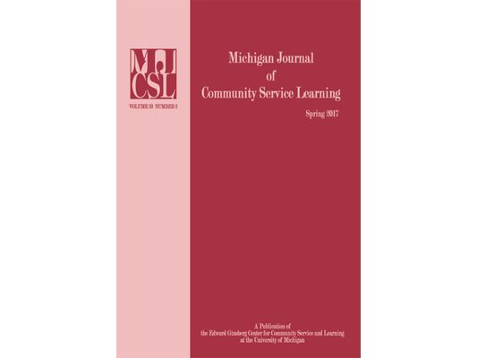 Michigan Journal of Community Service Learning: Volume 23 Number 2 - Spring 2017