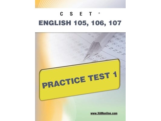 Cset English 105, 106 Practice Test 1