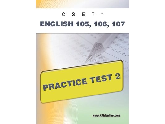 Cset English 105, 106 Practice Test 2