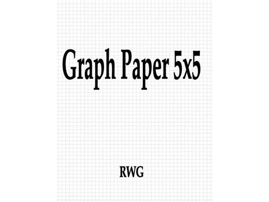 Graph Paper 5x5: 150 Pages 8.5" X 11"