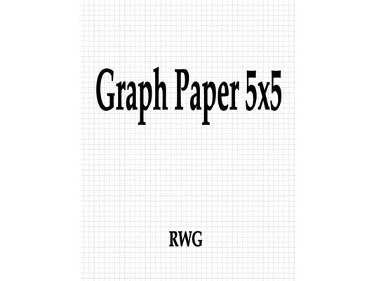Graph Paper 5x5: 50 Pages 8.5" X 11"