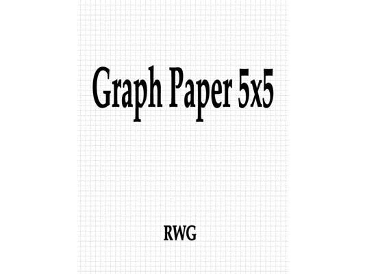 Graph Paper 5x5: 100 Pages 8.5" X 11"