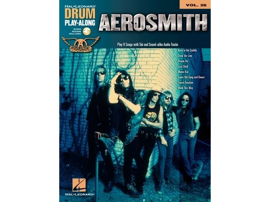 Aerosmith Drum Play-Along Volume 26 Book/Online Audio [With CD (Audio)]