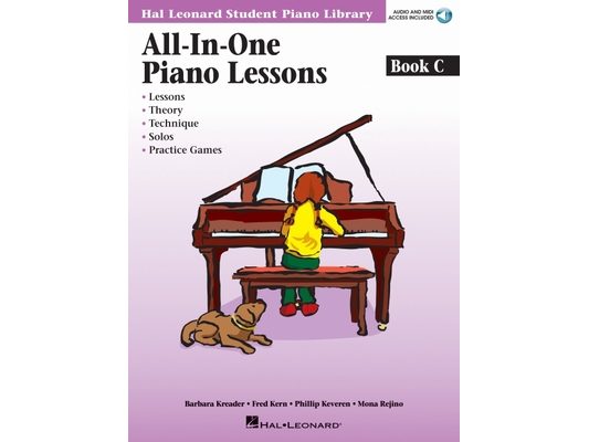All-In-One Piano Lessons Book C Hal Leonard Student Piano Library Beginner Piano Method with Online Audio & MIDI Educational Piano Instruction for Gro