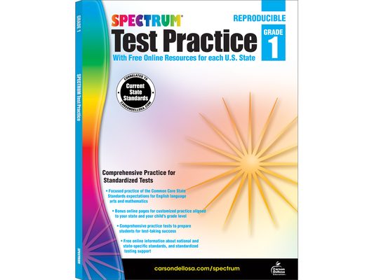 Spectrum Test Practice, Grade 1: Volume 61
