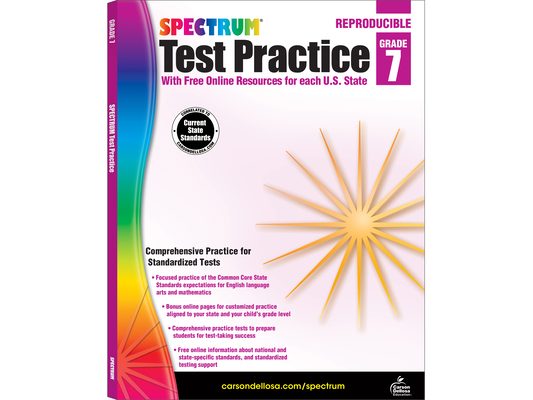 Spectrum Test Practice, Grade 7: Volume 67