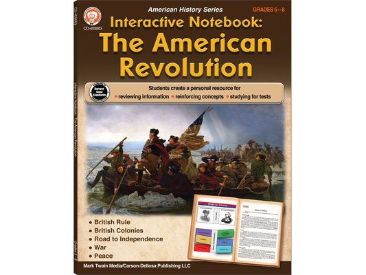Interactive Notebook: The American Revolution Resource Book, Grades 5 - 8