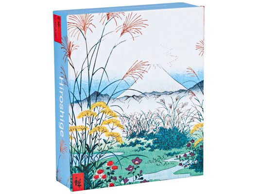 Teneues - Quicknotes: Seasons by Hiroshige, Notecards with Box, Blank Inside, 20 Full Color Notecards with 20 Envelopes, Gift Box with Magnetic Enclos