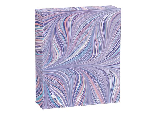 Teneues - Quicknotes: Blue and Purple Florentine Marbled Paper Design, Notecards, 20 Full Color Notecards with 20 Classic White Envelopes, Blank Insid