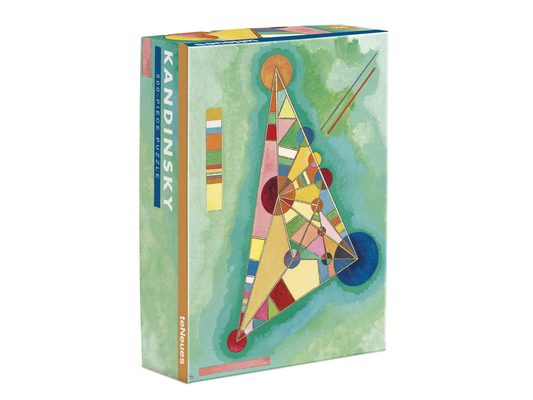 Teneues - Puzzle: Variegation in the Triangle by Wassily Kandinsky, 500 Piece Puzzle, Full Color Artwork, Abstract Act, Compact Box, 14 X 19 in: 500-P