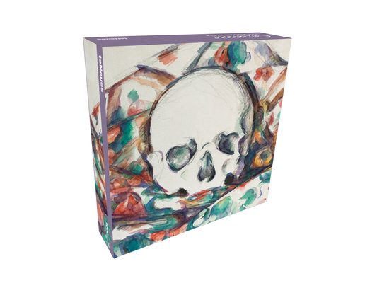 Teneues - 1,000 Piece Puzzle: Skull on a Curtain by Paul Cezanne, Full Color, 20 X 20 Puzzle, Poster Guide Insert Included: 1000-Piece Puzzle in a 2 P
