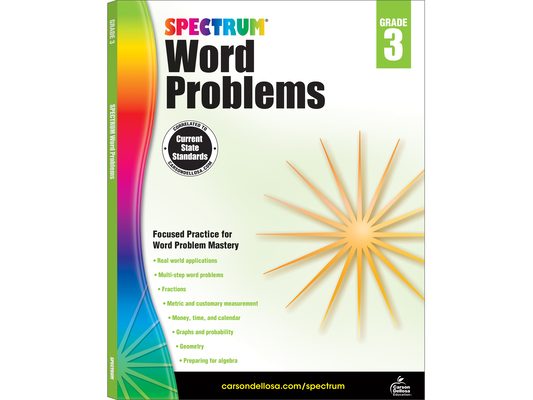 Word Problems, Grade 3: Volume 76