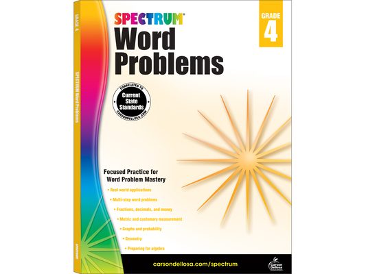 Word Problems, Grade 4: Volume 77