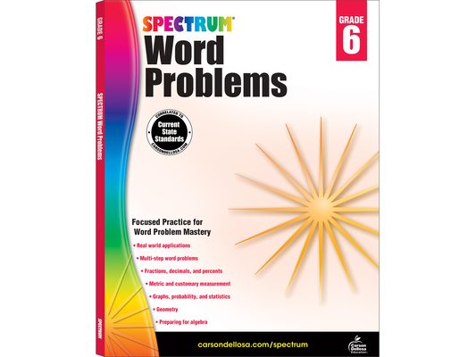Word Problems, Grade 6: Volume 79