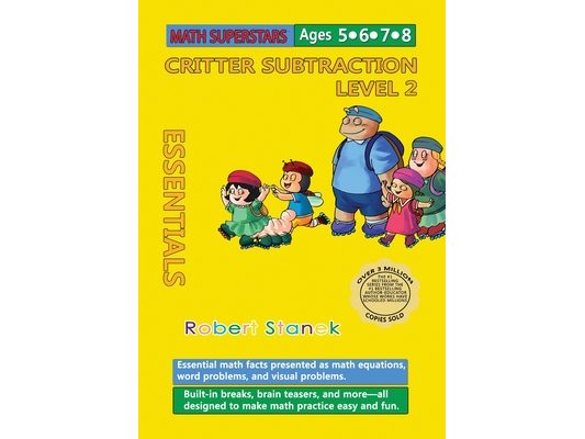 Math Superstars Subtraction Level 2: Essential Math Facts for Ages 5 - 8