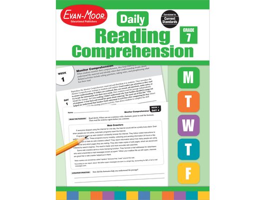 Daily Reading Comprehension, Grade 7 Te