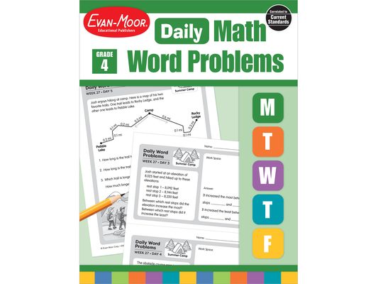 Daily Word Problems, Grade 4
