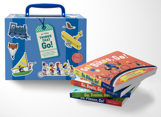 My First Things That Go: A Box Set of 4 Toddler Board Books: Boats, Planes, Bikes, and Trains for Toddlers 1-3