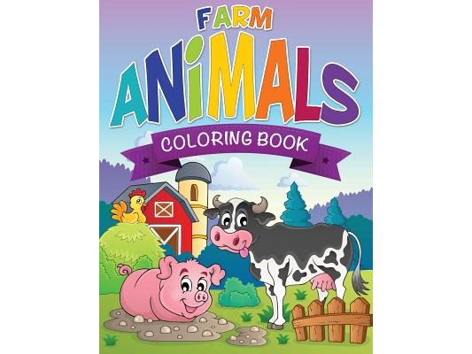 Farm Animals Coloring Book