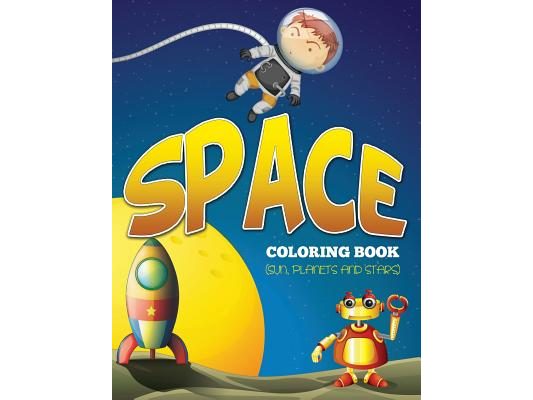 Space Coloring Book (Sun, Planets and Stars)