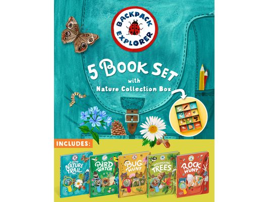 Backpack Explorer 5-Book Set with Nature Collection Box