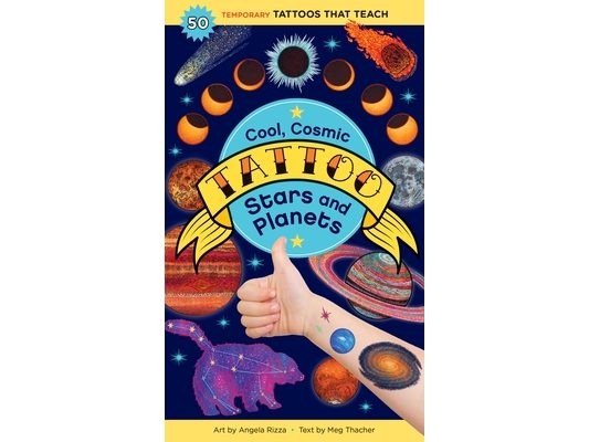 Cool, Cosmic Tattoo Stars and Planets: 50 Temporary Tattoos That Teach
