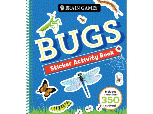 Brain Games - Sticker Activity Book: Bugs