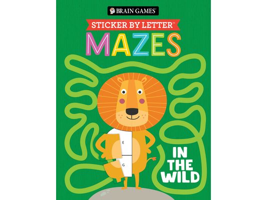 Brain Games - Sticker by Letter - Mazes: In the Wild