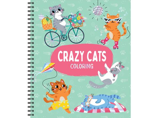 Crazy Cats Coloring