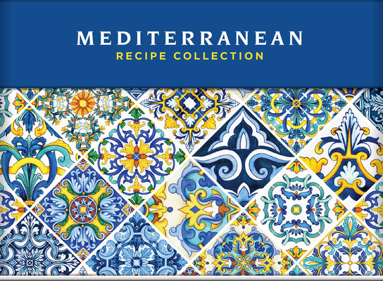 Mediterranean Recipe Card Collection Tin 72 Recipe Cards + 28 Blank Recipe Cards to Write Your Own Recipes + 5 Tabbed Section Dividers