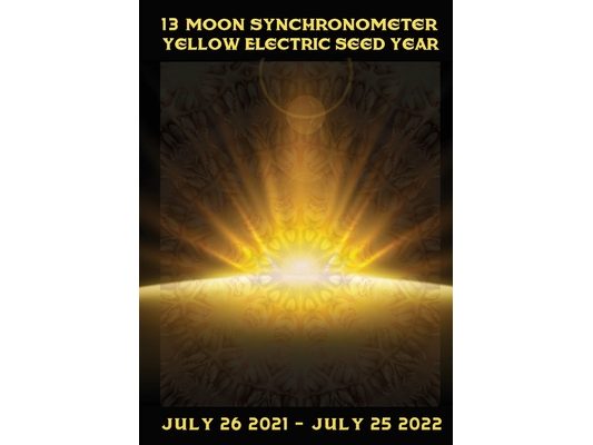 13 Moon Mayan Dreamspell Journal - Yellow Electric Seed: July 2021-July 2022