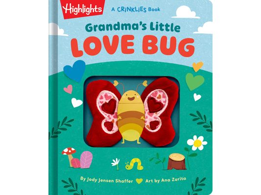 Grandma's Little Love Bug: Touch-And-Feel Baby Crinkle Book Filled with Rhymes and Snuggle Moments, Keepsake Gift and Read-Aloud Fun for New Grandmas,