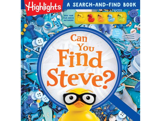 Can You Find Steve?: A Hide-And-Seek Puzzle Adventure with Find It Games and Challenges, Scavenger Hunt Duck Book for Kids Ages 6-9