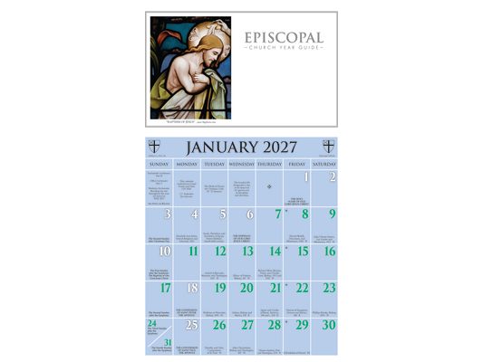 2027 Episcopal Church Year Guide Kalendar: January 2027 Through December 2027