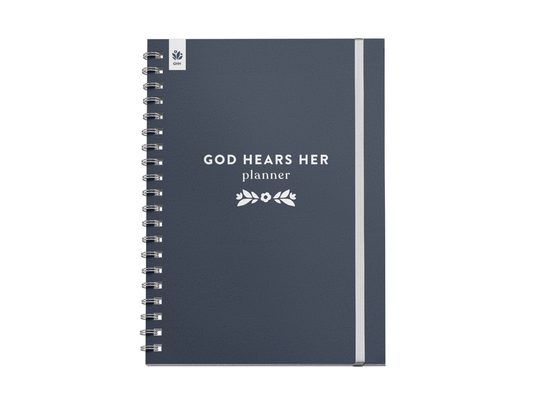 God Hears Her Undated Weekly Planner: Inspirational Christian Planner