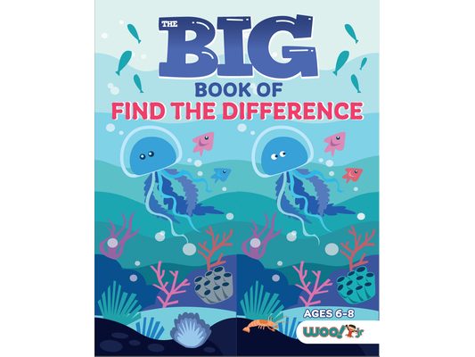 The Big Book of Find the Difference: A Spot the Difference Activity Book for Kids