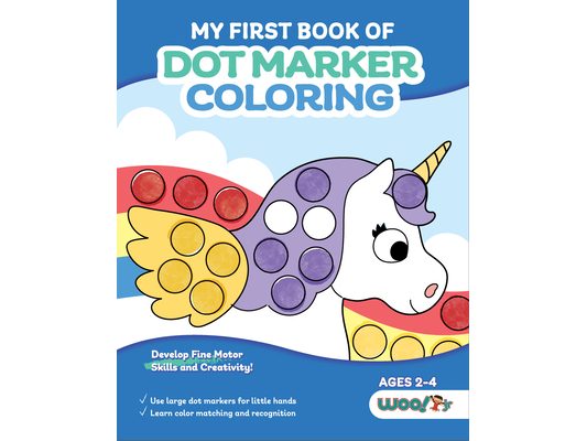 My First Book of Dot Marker Coloring: (Preschool Prep; Dot Marker Coloring Sheets with Turtles, Planets, and More) (Ages 2 - 4)