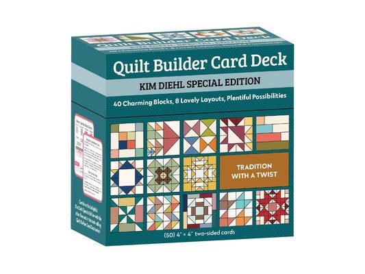 Quilt Builder Card Deck Kim Diehl Special Edition: 40 Scrappy Blocks, 8 Lovely Layouts, Plentiful Possibilities