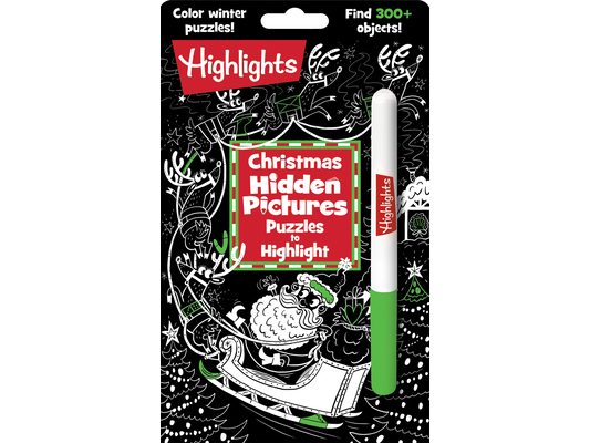 Christmas Hidden Pictures Puzzles to Highlight: Activity Book with Winter Puzzles, Over 300 Hidden Objects and Bright Highlighter Fun