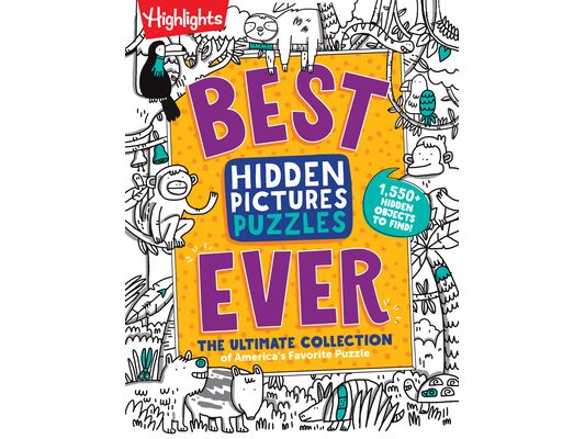 Best Hidden Pictures Puzzles Ever: 144-Page Puzzle Book with Over 1,500 Hidden Objects, Classic Search-And-Find Puzzles and Travel Activities for Kids