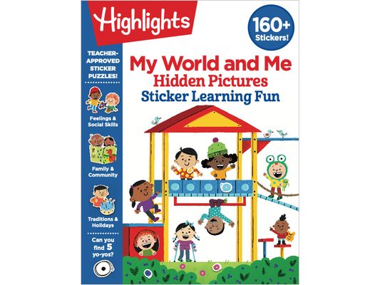 My World and Me Hidden Pictures Sticker Learning Fun