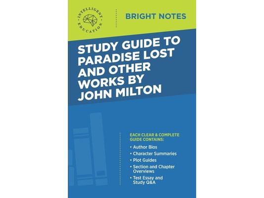 Study Guide to Paradise Lost and Other Works by John Milton