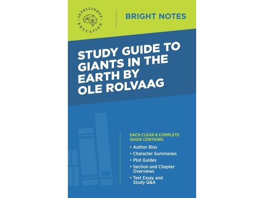 Study Guide to Giants in the Earth by Ole Rolvaag