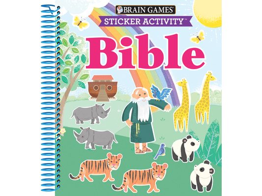 Brain Games - Sticker Activity: Bible (for Kids Ages 3-6)