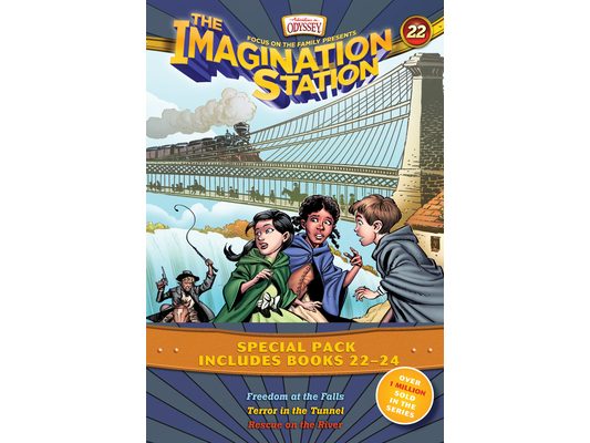 Imagination Station Books 3-Pack: Freedom at the Falls / Terror in the Tunnel / Rescue on the River