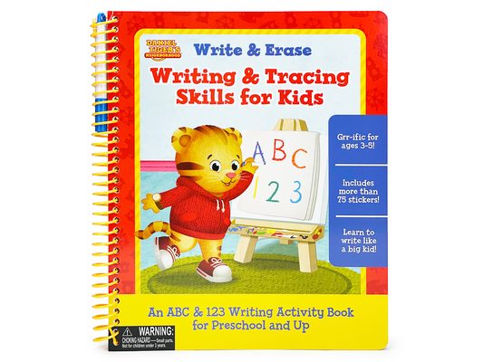 Daniel Tiger Write & Erase Writing & Tracing Skills for Kids
