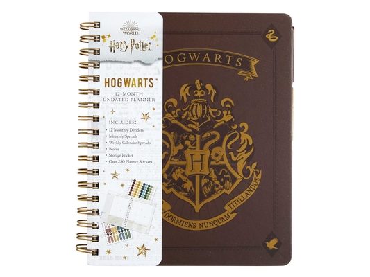 Harry Potter: Hogwarts 12-Month Undated Planner: (Harry Potter School Planner School, Harry Potter Gift, Harry Potter Stationery, Undated Planner)
