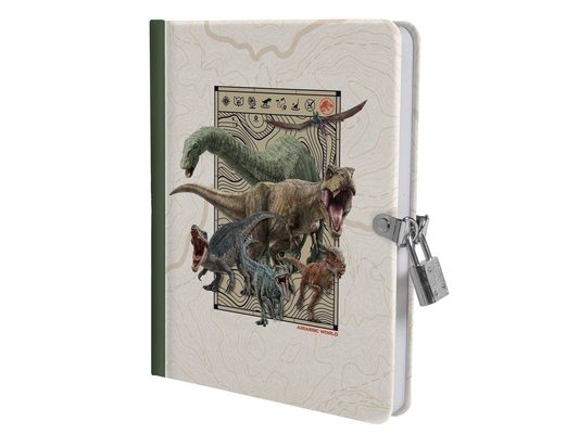Jurassic World Invisible Ink Lock & Key Diary [With Pens/Pencils]