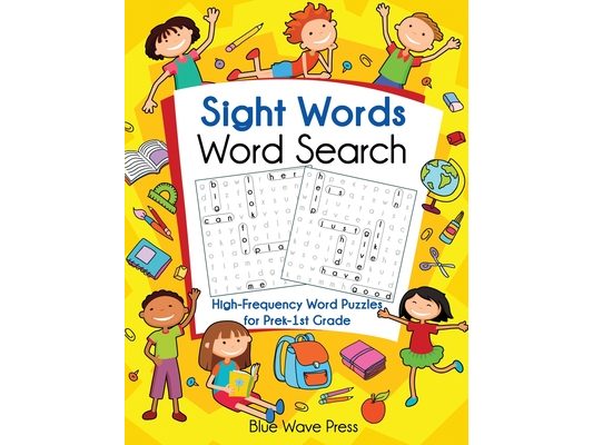 Sight Words Word Search: High-Frequency Word Puzzles for Prek-1st Grade