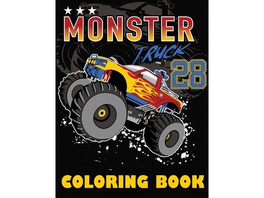 Monster Truck Coloring Book